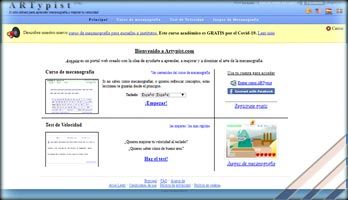Artypist - mecanografia mejores webs