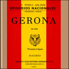 Episodios Nacionales - Reproducción de la Portada - Gerona - Cuadrado