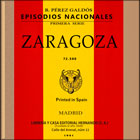 Episodios Nacionales - Reproducción de la Portada - Zaragoza - Cuadrado